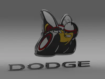 Dodge Bee logo 3D model