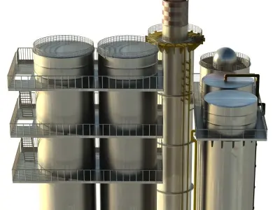 Industrial Models 3D model