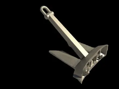 Anchor AC-14  Low-poly 3D model