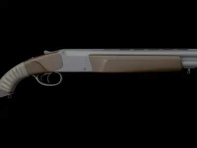 Gun IZH 27m 3D model