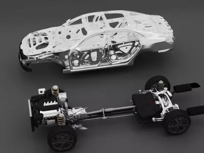 Car Frame02 3D model