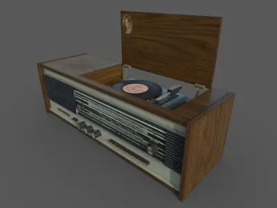 Radiola Cantata204 USSR Free 3D model