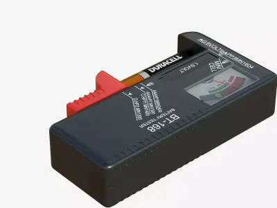 Battery Tester Low-poly 3D model