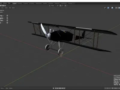 Halberstadt D series 3D model purchase