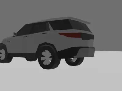 Land Rover Discovery 5 Low-poly 3D model