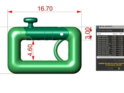 clasp lock 3D print model