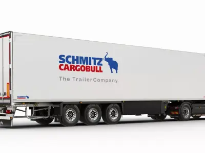 Renault Magnum Legend With Semitrailer 2 3D model