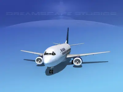 Boeing 737-300 AB Airlines 3D model