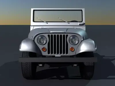 Jeep CJ-5 1975  3D model