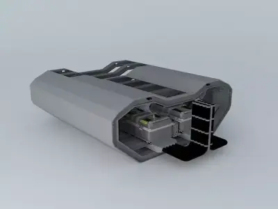 Fussion Engine Room Free 3D model