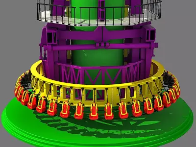 Drop Tower 3D model