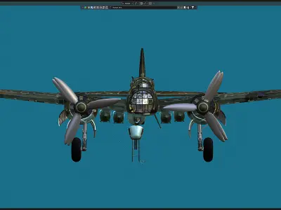 Ju-88 Free 3D model