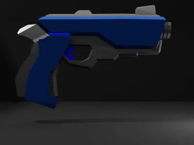 Pistol Low-poly 3D model buy