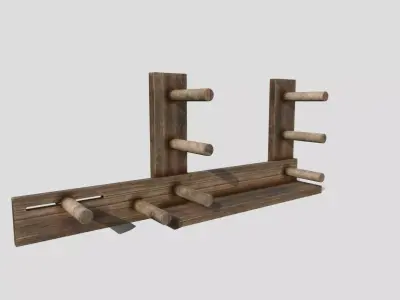 Inkle Loom Low-poly 3D model