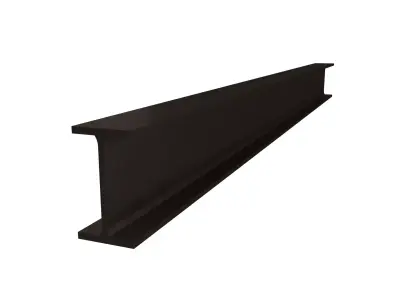 I Beam v1 005 Low-poly 3D model