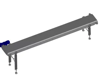 Modular Belt Conveyor 3D model
