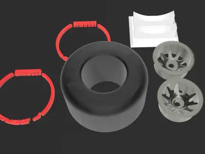 Formula 1 tyre early years till 2021 3D print model purchase
