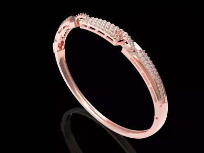 Art Deco Bracelet 09 3D print model