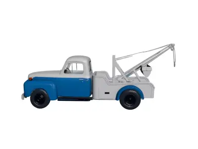 Generic Early Vintage Tow Pickup Truck Classic Recovery Vehcl 01 3D model