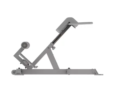 Roman Chair Back Extension Machine Low-poly 3D model