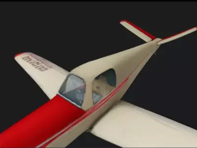 Twin Engine Transport Plane 3D model