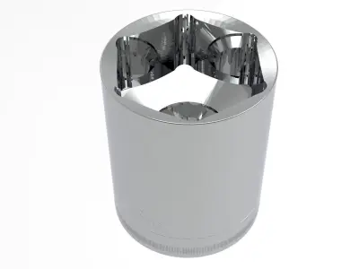 Deep Socket 13 mm 3D model