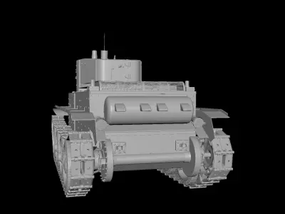 BT-5 Fast Tank 3D model