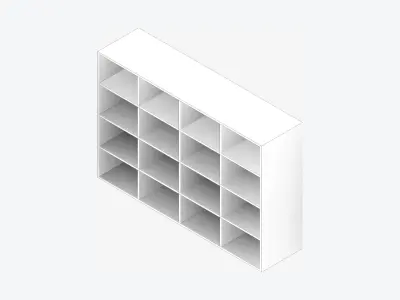 Kinda Shelves - Resin - Locka Low-poly 3D model