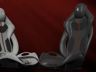 High quality Sport Seat Free 3D model
