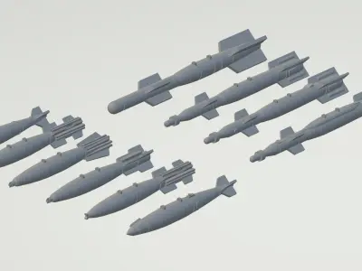 MK-82 BASED BOMBS 1-72 SCALE MODEL 3D print model
