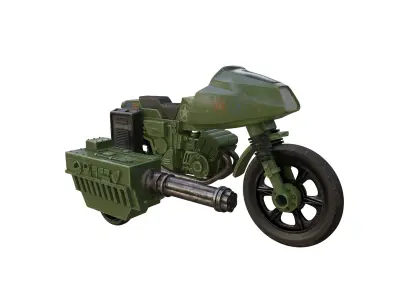 GI Joe RAM Motorcycle 3D model