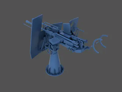 Flak 38 - Commercial license - 1-48 scale 3D print model