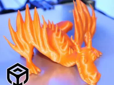 BIG EYED DRAGON 3D print model