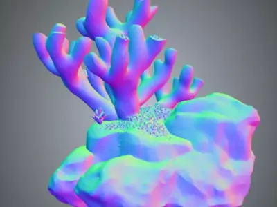 Coral 1 Free low-poly 3D model