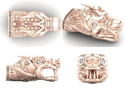 Bracelet ak5 Dragon  3D print model