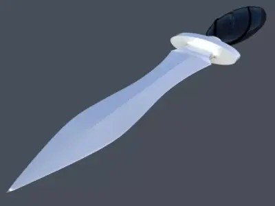 klinok sword Free low-poly 3D model