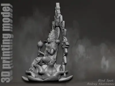 Siddhidatri 3D print model