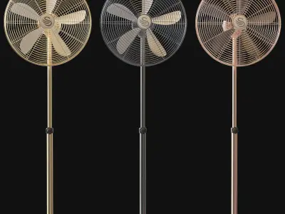Fan Swan Retro 3D model