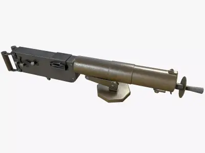 German MG 0815 Gun PBR Free 3D model