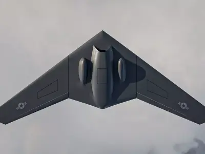 Lockheed Martin RQ-170 Sentinel Low-poly 3D model
