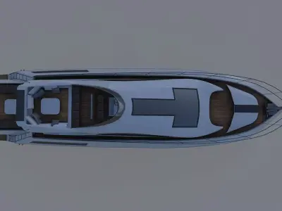 Yacht 3D model purchase