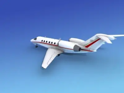 Cessna Citation X V07 3D model