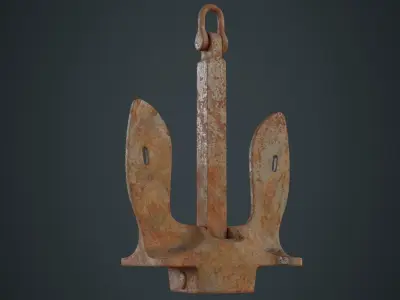 Anchor 1C Low-poly 3D model