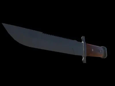 Military Combat Knife AB-0200 Replica Low-poly 3D model