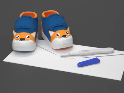 Announcement of a Future Child 3D model