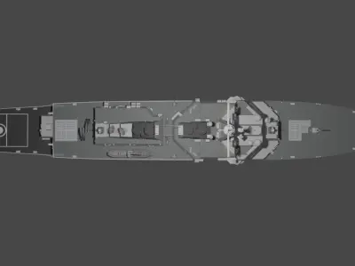uss-arleigh burke  3D model 3D model