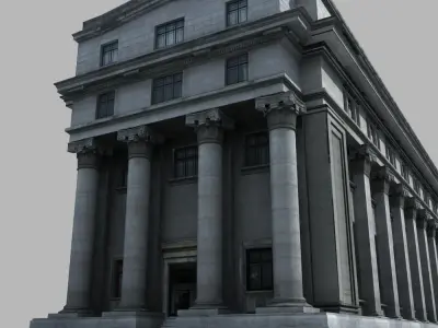 European Building 3D model get