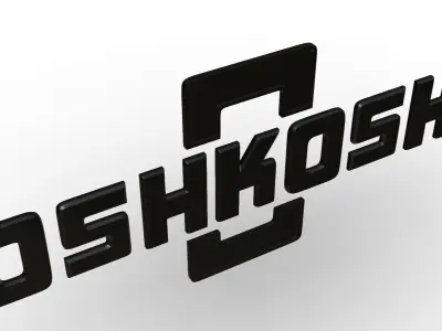 oshkosh logo 3D model
