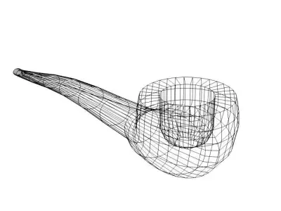 Smoking Pipe - Prince 3D model