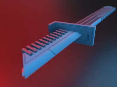 Mandalorian Dark Saber 3D model